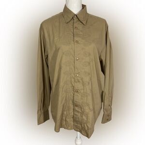 Guess Brown Paisley Embroidered Shirt Women’s Small Y2K Vintage Boho Top